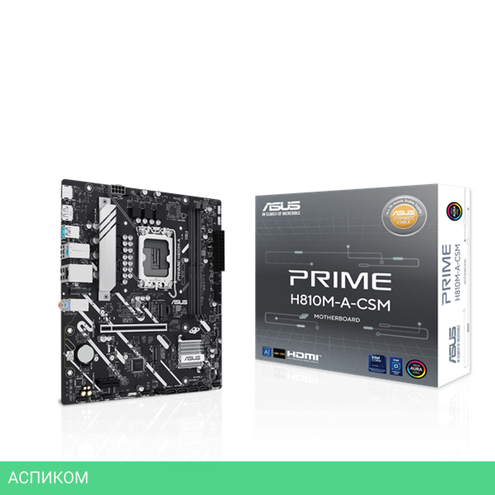 Материнская плата Asus Prime H810M-A-CSM (90MB1KK0-M0EAYC)