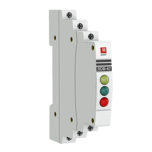 Индикатор фаз ЛСФ-47 (ширина 0,5 модуля) EKF PROxima mdla-47-3f-pro