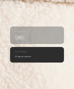 Oysho Двусторонняя шапка из искусственной овчины, шоколадный