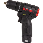Дрель аккумуляторная KRESS KUC12 12V 2.0Ач х2, ЗУ 1,5А кейс