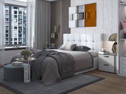 Кровать с матрасом