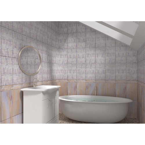 Панель ПВХ ВЕК фотопечать 3D глянец Барокко фиолетовый 2700х250 мм