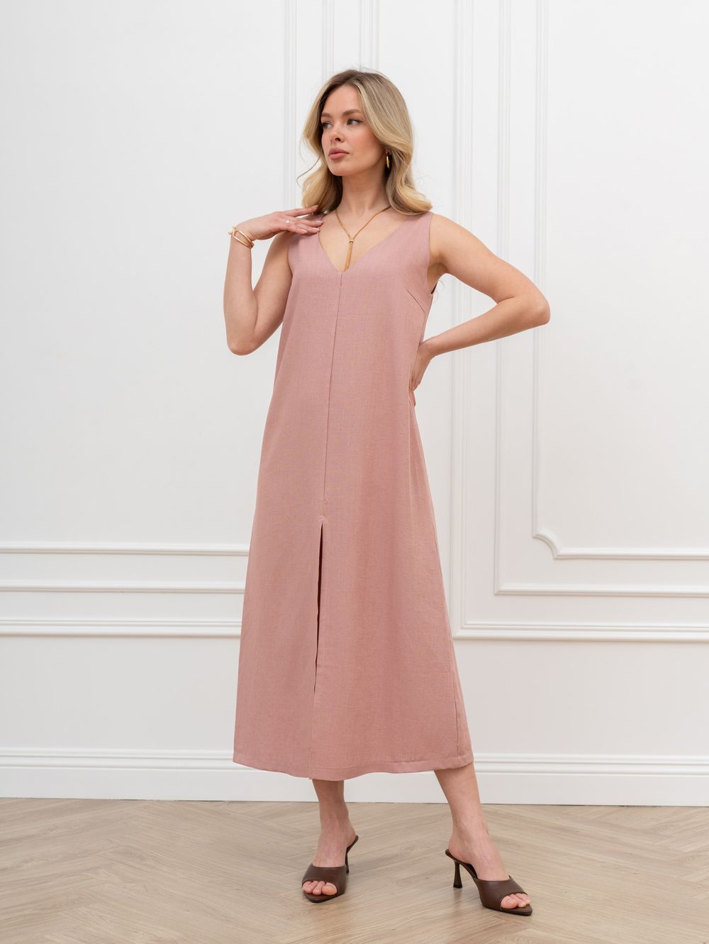 Платье Сибелла-1 Виотекс ПУДРОВЫЙ