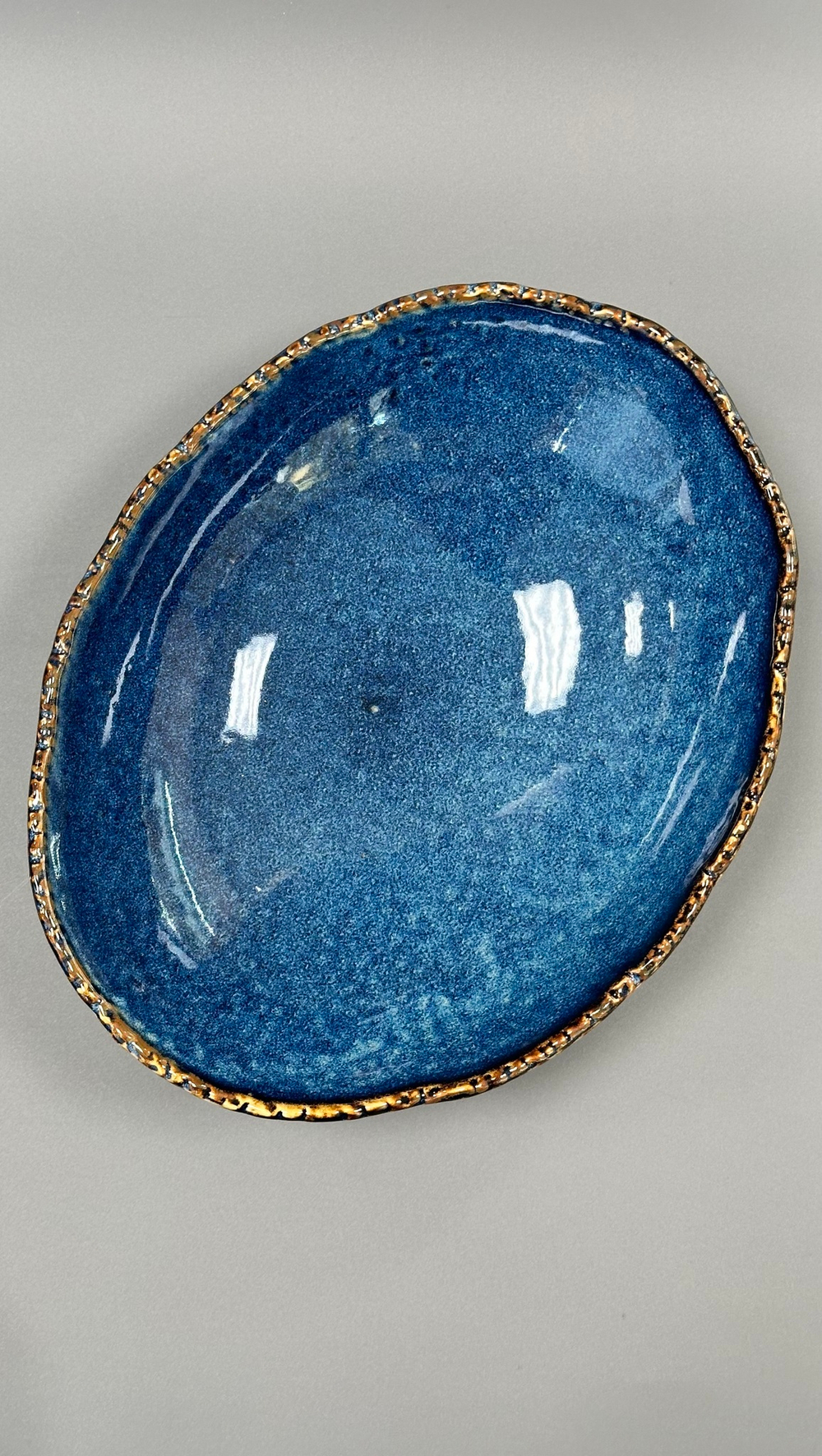 Салатник овальный 25,5*20*6,5 см,фарфор,серия "Aqua Blue" P.L.