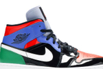 Кроссовки Jordan Air Jordan 1 Mid Se Patent Blend (Женская размерная сетка)