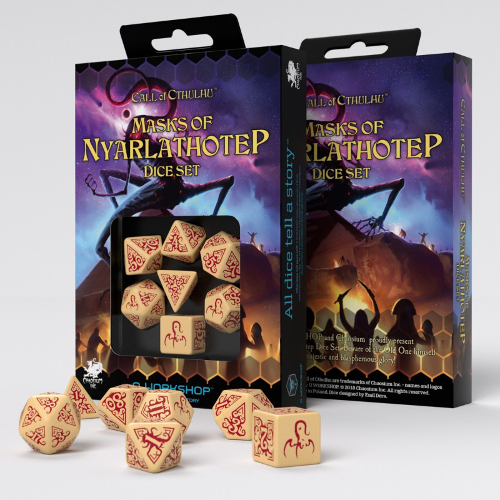 Call of Cthulhu: Masks of Nyarlathotep Dice Set (7)
