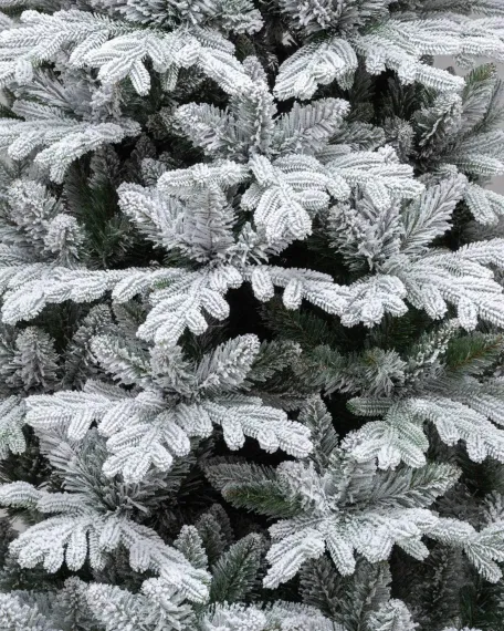 Искусственная елка Пермская заснеженная 120 см., Литая хвоя+ПВХ, ЕлкиТорг (274120)