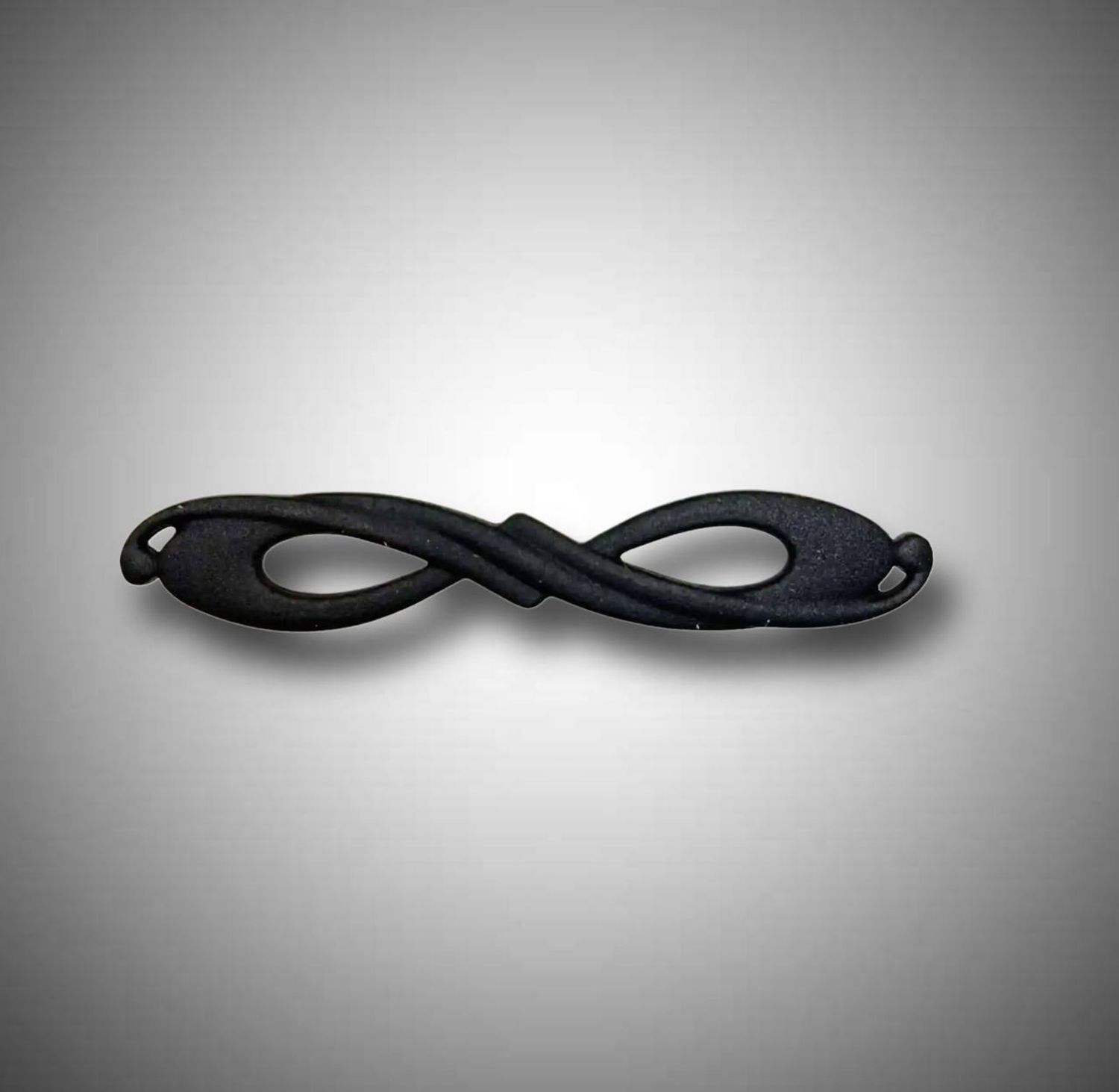 ручка мебельная , черная, металл  12,2см (крепежный размер 9,6см)