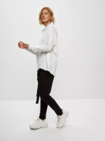 Штаны оверсайз на завязках с запахом большие размеры