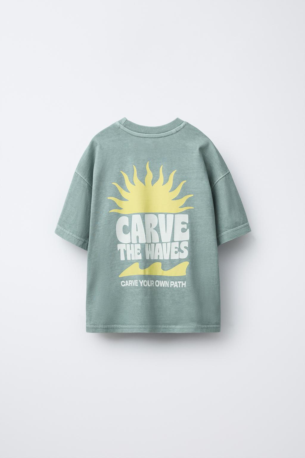 Комплект из футболки и шортов-бермудов garment dye