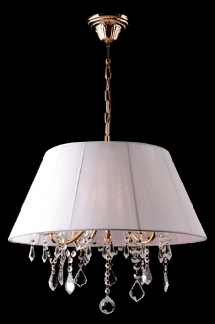 Люстра 3125/5 золото/белый