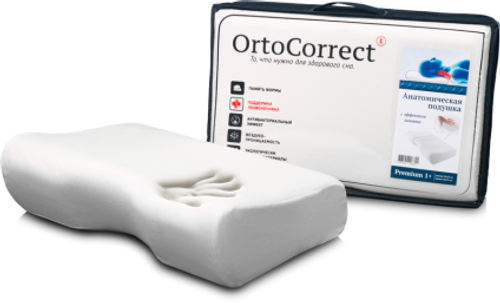 Ортопедическая подушка OrtoCorrect Premium 1 Plus
