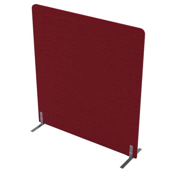 011.МПО.1316 Акустическая мобильная перегородка на стационарных опорах (1350*450*1600)