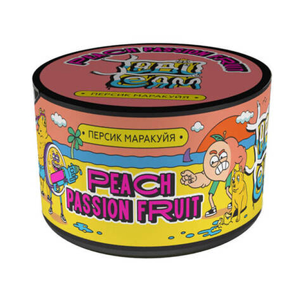 Бестабачная смесь для кальяна Tabu Team - Peach Passion Fruit (Персик Маракуйя) 50 гр.