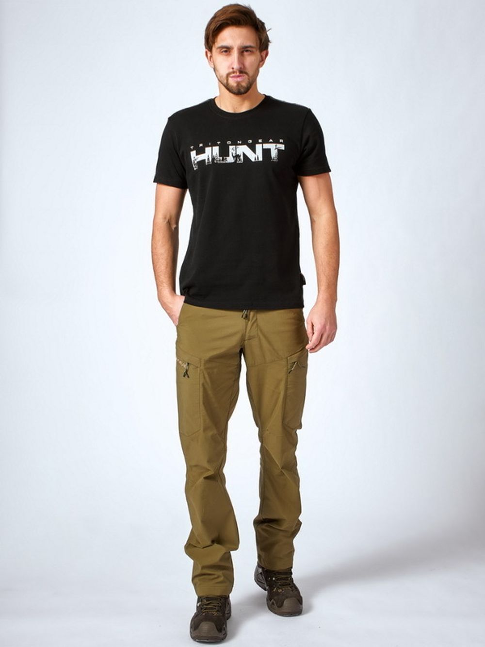 Футболка  "HUNT" TRITONGEAR черный