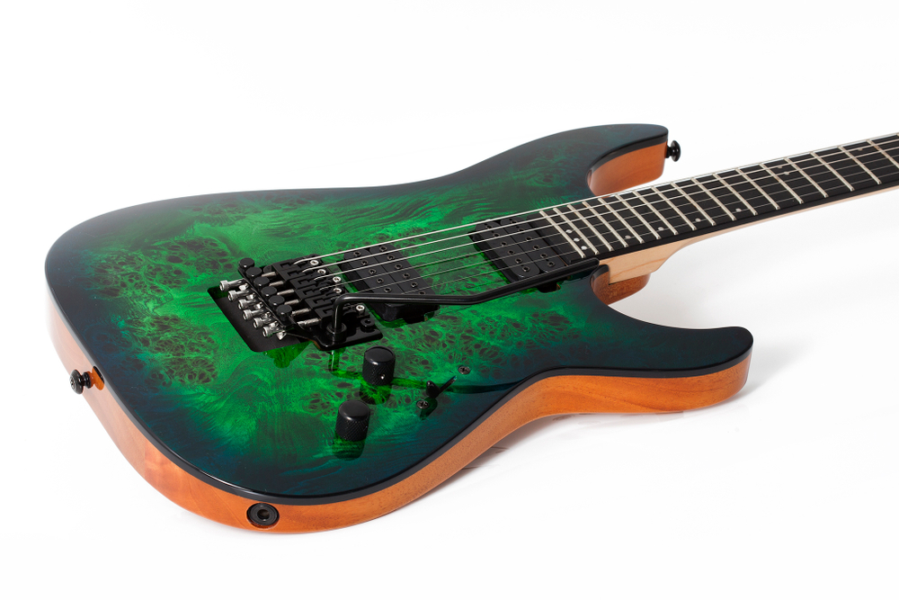 Schecter C-6 FR PRO AQUA BURST