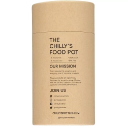 Chilly's Bottles - Матовый обеденный термос 500 мл Синий / артикул   F500MABLU  / GTIN 5056243501908