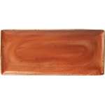 Блюдо «Крафт Терракота» прямоугольное;фарфор;,H=15,L=370,B=160мм;терракот (Цвет: терракотовый)