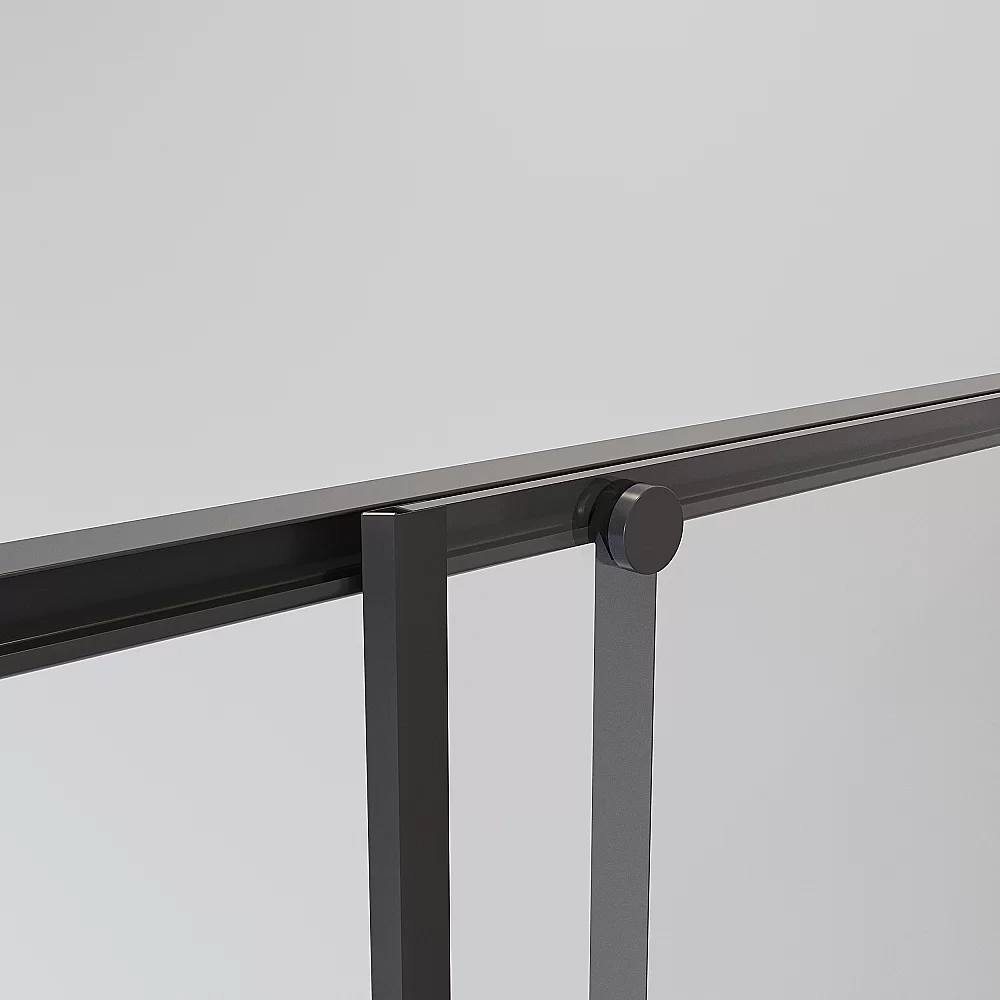 Душевой уголок Niagara Nova NG-6824-34BLACK 100х100 стекло прозрачное/профиль черный матовый