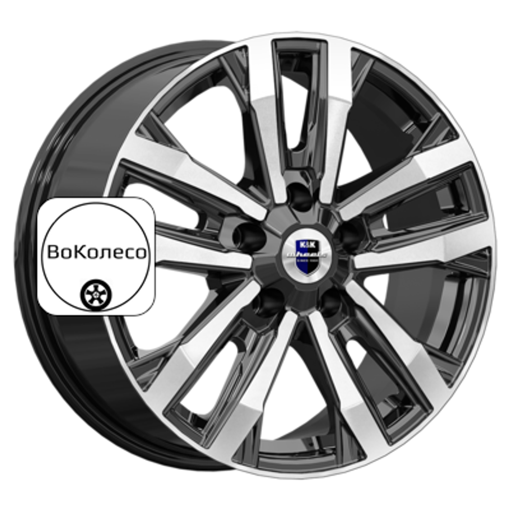 8x18/5x130 ET56 D71,6 Мичиган (КС1107) Алмаз черный K&K