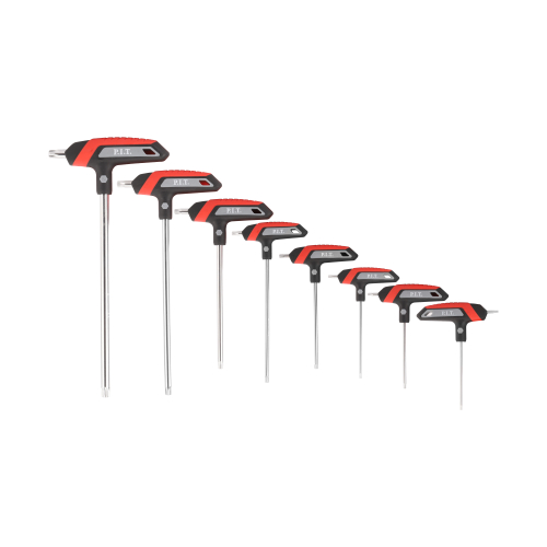 Набор ключей TORX P.I.T. ADVANCE HHEW03-T008 (8 шт, Т-образная рукоятка, 2 стержня, Torx, Cr-V)