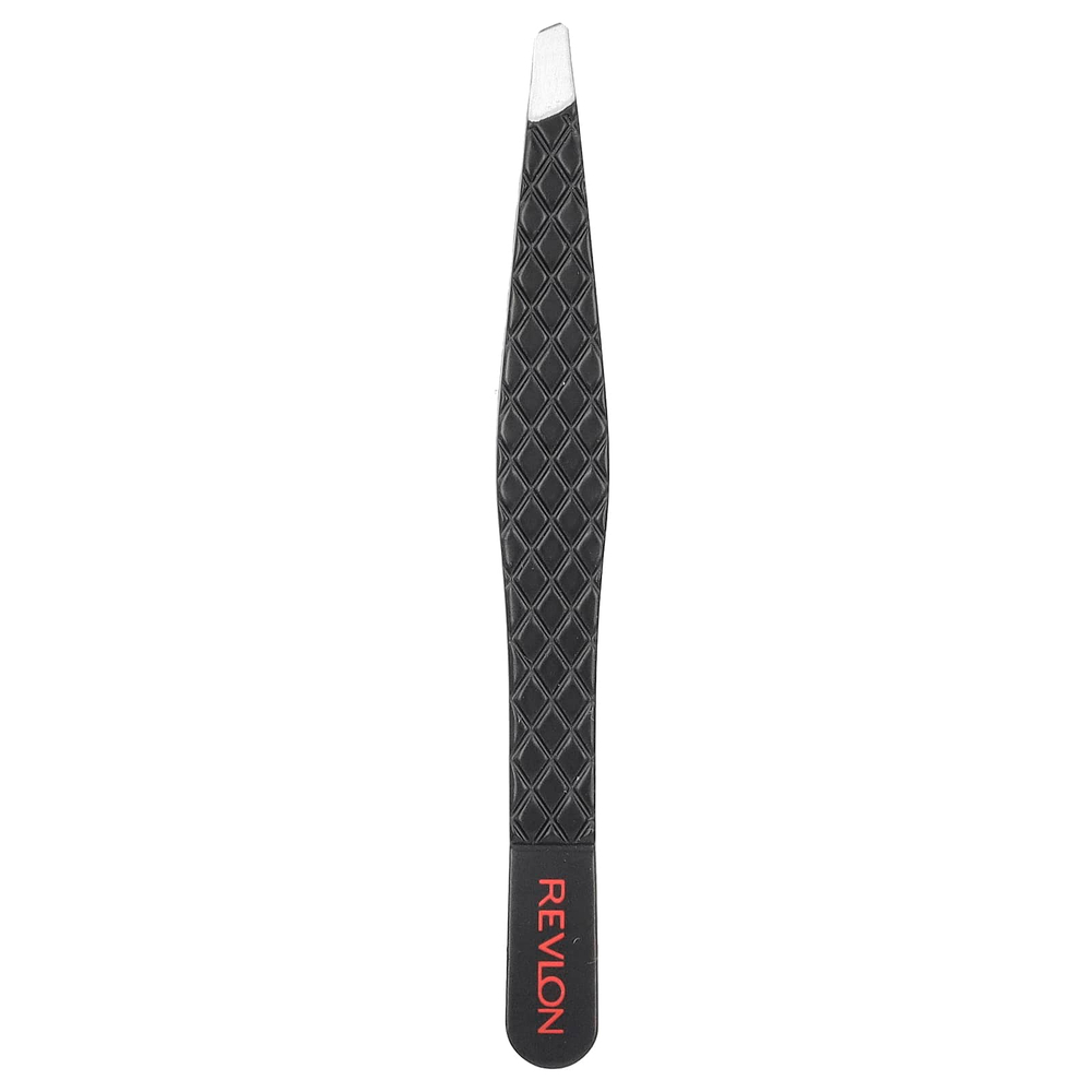 Revlon, Пинцет со скосом, черный, 1 шт.