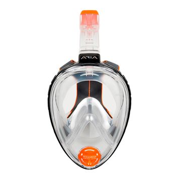 Маска полнолицевая Oceanreef Aria Classic для сноркелинга прозрачный/черный