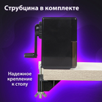 Точилка механическая BRAUBERG "BLACK JACK" крепление к столу металлический механизм цвет чёрный (2 штуки в упаковке)