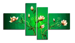 Модульная картина "Зелень весны"