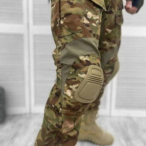 Костюм G3 тактический с наколенниками и налокотниками, мультикам