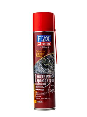 Fox Chemie Очиститель карбюратора и воздушной заслонки инжектора с ароматом ванили, 400 мл