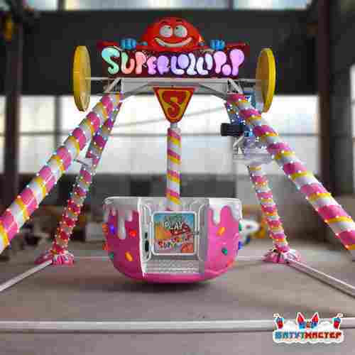 Аттракцион летающая тарелка «Сладкий Шторм», 5 мест, 6,5×6,5×4,4 м