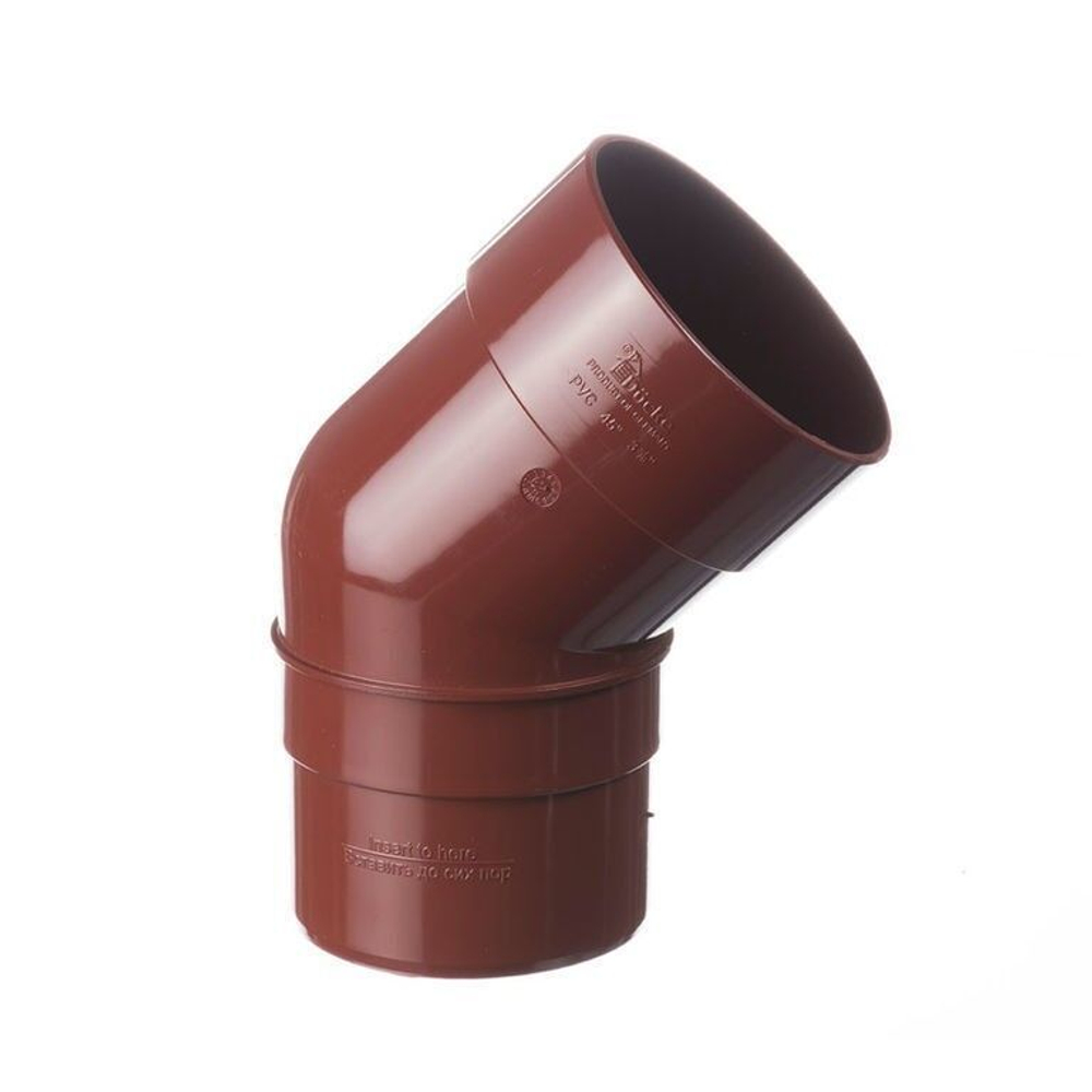 Колено 45 Docke PREMIUM (гранат)