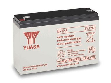 Аккумуляторы YUASA NP 12-6 - фото 1