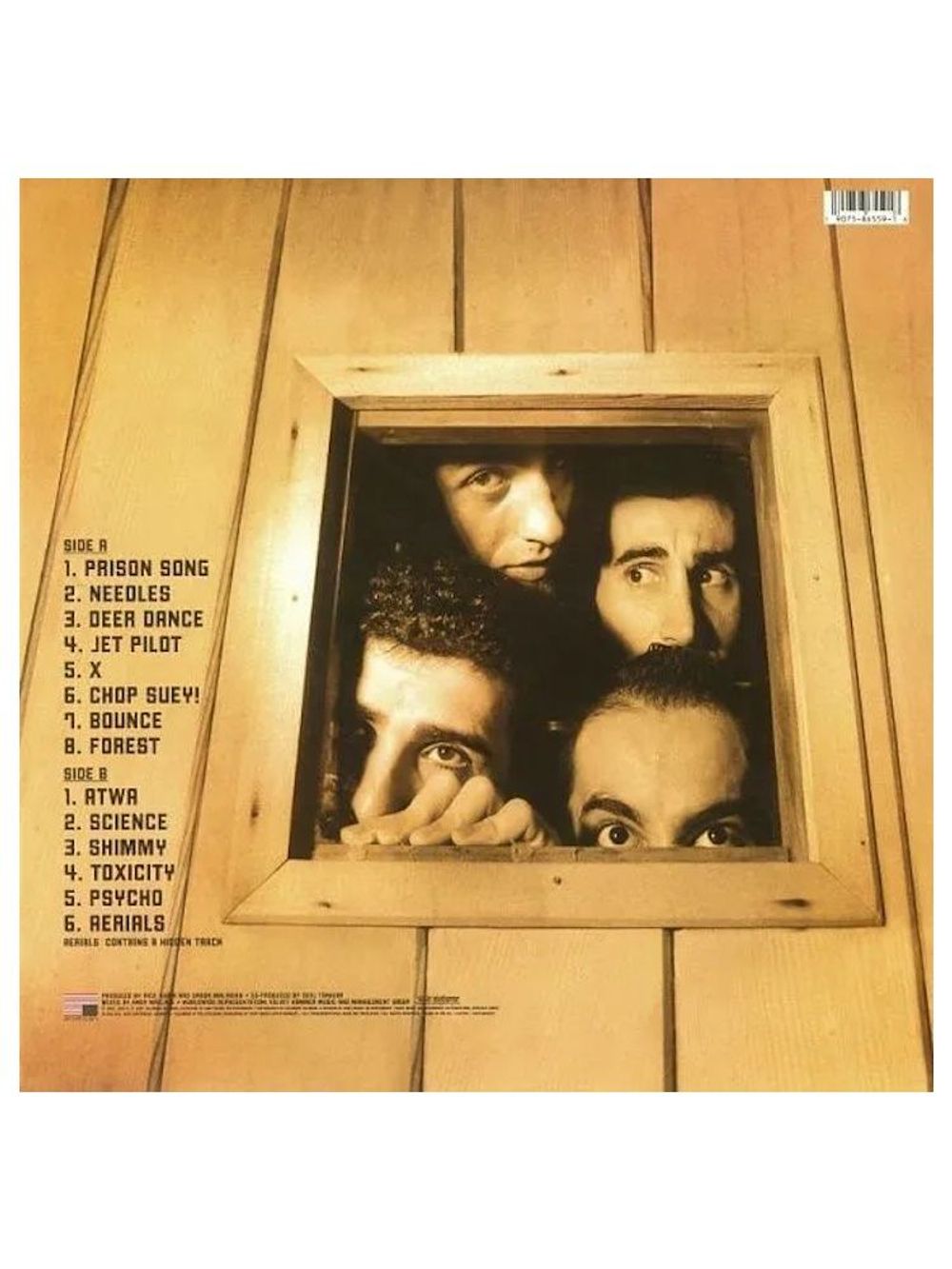 System Of A Down. Toxicity (LP) Новая запечатанная виниловая пластинка