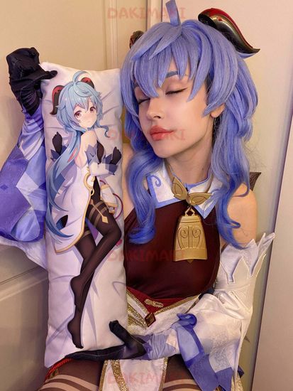 Мини дакимакура Гань Юй из Геншин Импакт | Genshin Impact арт. M0804, 60х20 см