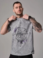 Футболка мужская "Роза ветров"