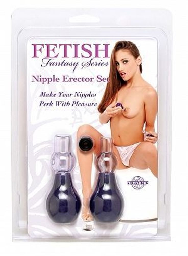 Стимулятор для сосков Nipple Erector Set с вакуумными присосками