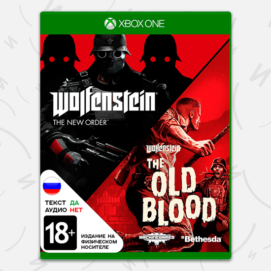 Игра Wolfenstein: The New Order + The Old Blood - Double Pack (Xbox One, русские субтитры)