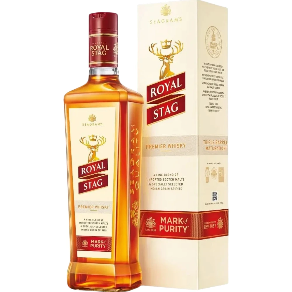Виски Royal Stag Deluxe 0,75 л. В подарочной коробке