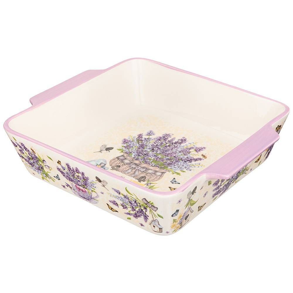 БЛЮДО ДЛЯ ЗАПЕКАНИЯ AGNESS "ЛАВАНДА" КВАДРАТ 3,1 Л 29,5*25*7 СМ