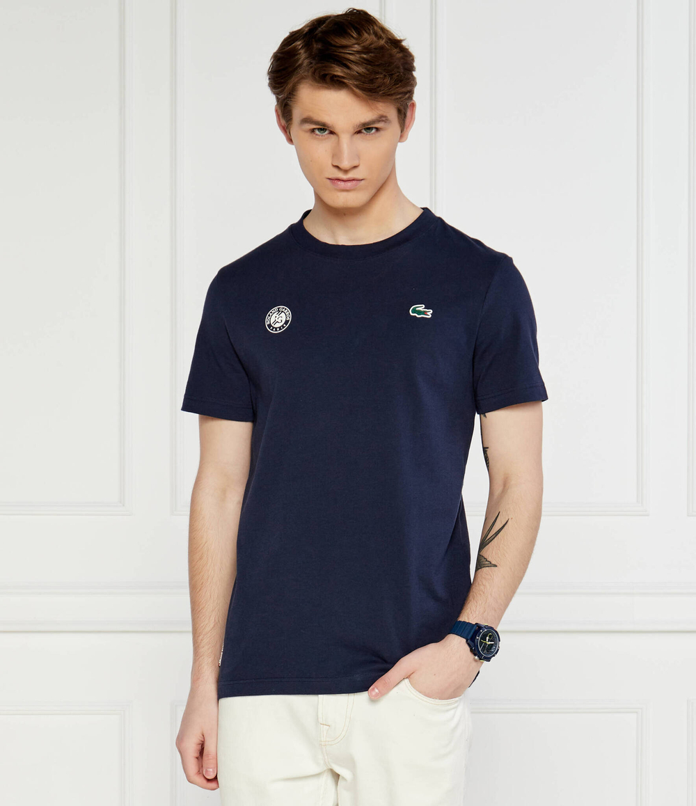 Футболка Lacoste - темно-синий(TH8309)