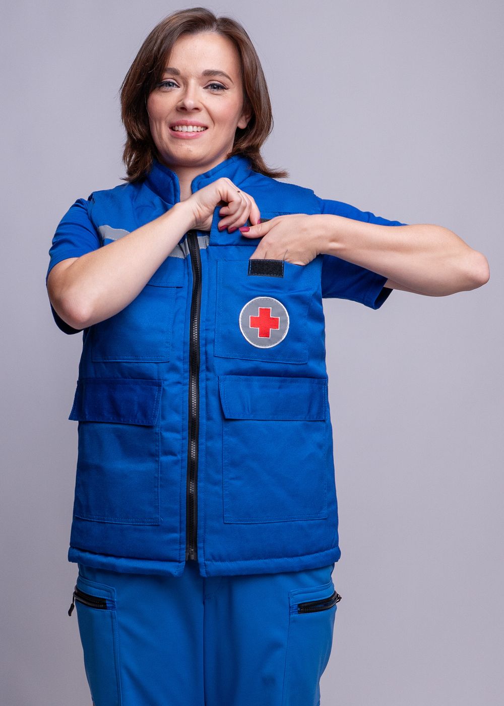 Жилет утепленный женский Скорая помощь MedicLine