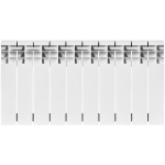Радиатор биметаллический ROMMER Profi Bm 350 - 10 секций (подключение боковое, цвет белый)