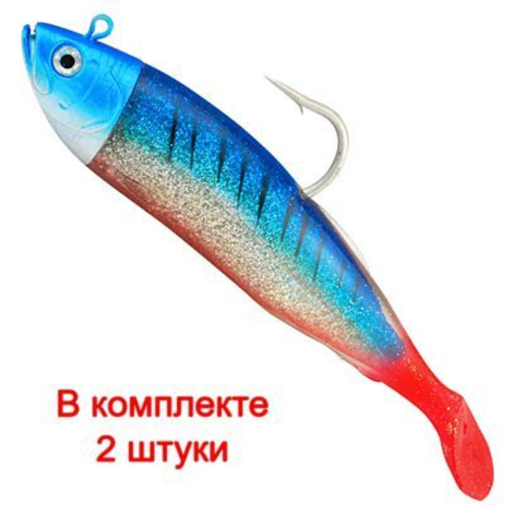 Джиггер оснащенный для рыбалки SEA JIG № 12/0 450,0g, 2 шт