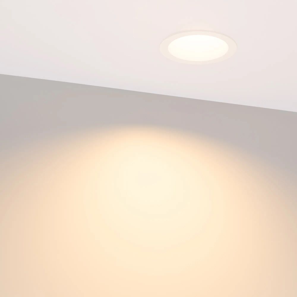 Светильник MS-DROP-BUILT-R84-8W Warm3000 (WH, 85 deg, 230V) (Arlight, IP54 Металл, 5 лет) 041461