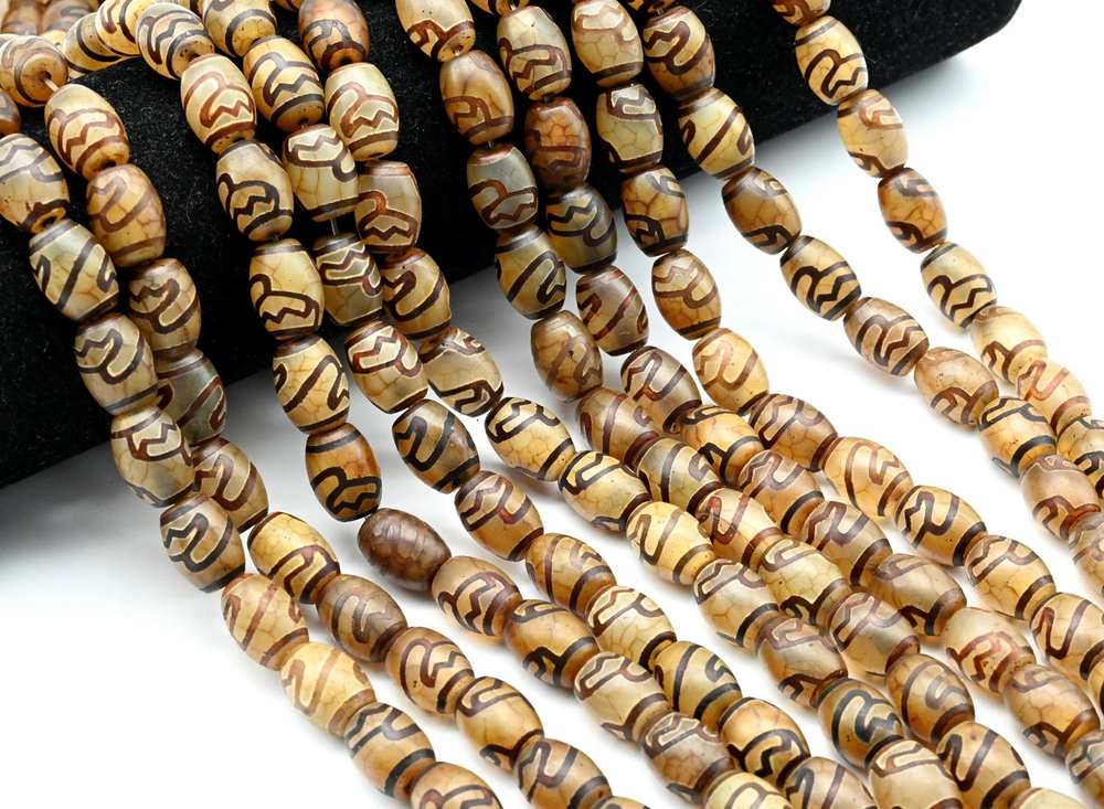 дзи-лмк ДЗИ "Лотос" малая 14*10мм, коричневый