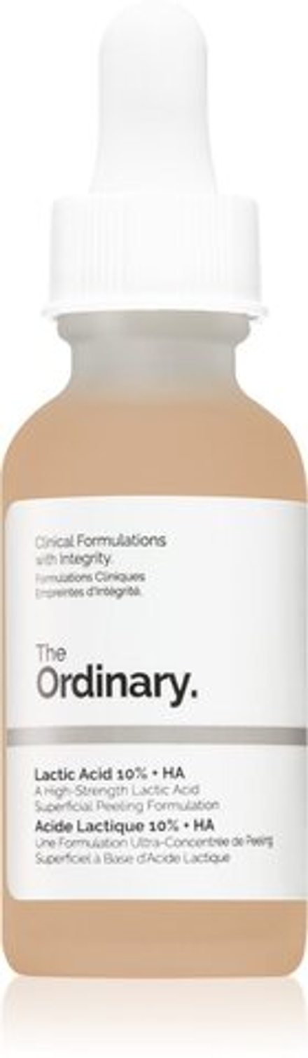 The Ordinary Lactic Acid 10% + HA - разглаживающая и отшелушивающая сыворотка /   30  ml  / GTIN 769915195835