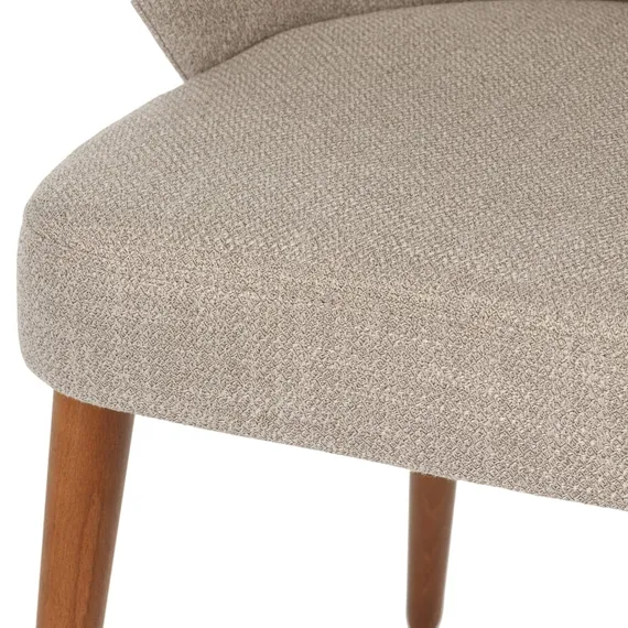 Стул Helios, бежевый, ножки орех