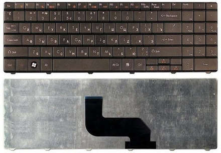 Клавиатура для ноутбука Packard Bell EasyNote DT85 LJ61 LJ63 LJ65 LJ67 LJ71, Gateway NV52 NV53 (Черная)
